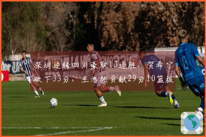 深圳逆转四川豪取13连胜，贺希宁砍下33分，王浩然贡献29分10篮板