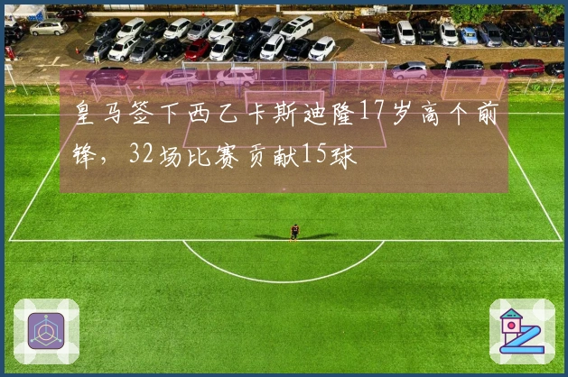 皇马签下西乙卡斯迪隆17岁高个前锋，32场比赛贡献15球